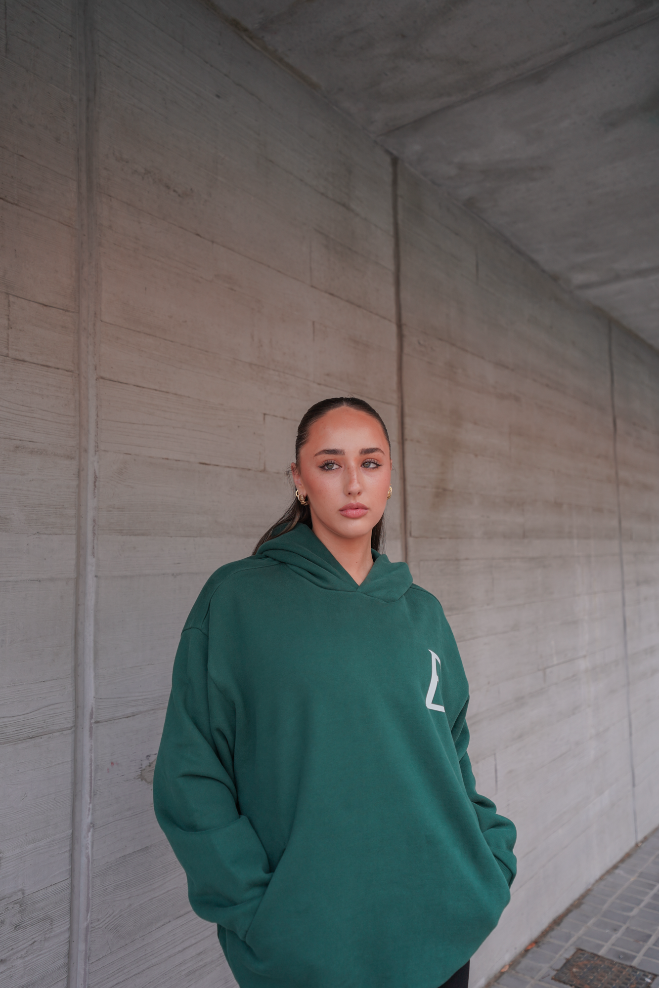 EXCEED - STAPLE HOODIE (FOREST GREEN)