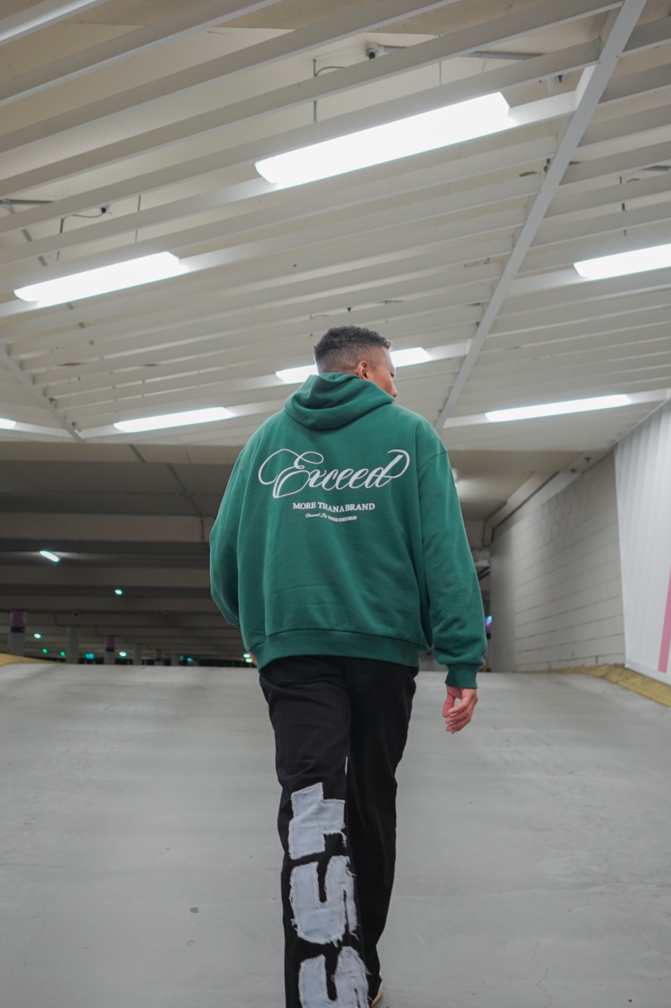 EXCEED - STAPLE HOODIE (FOREST GREEN)
