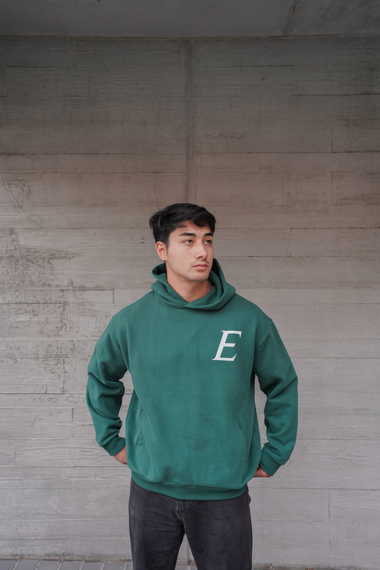 EXCEED - STAPLE HOODIE (FOREST GREEN)