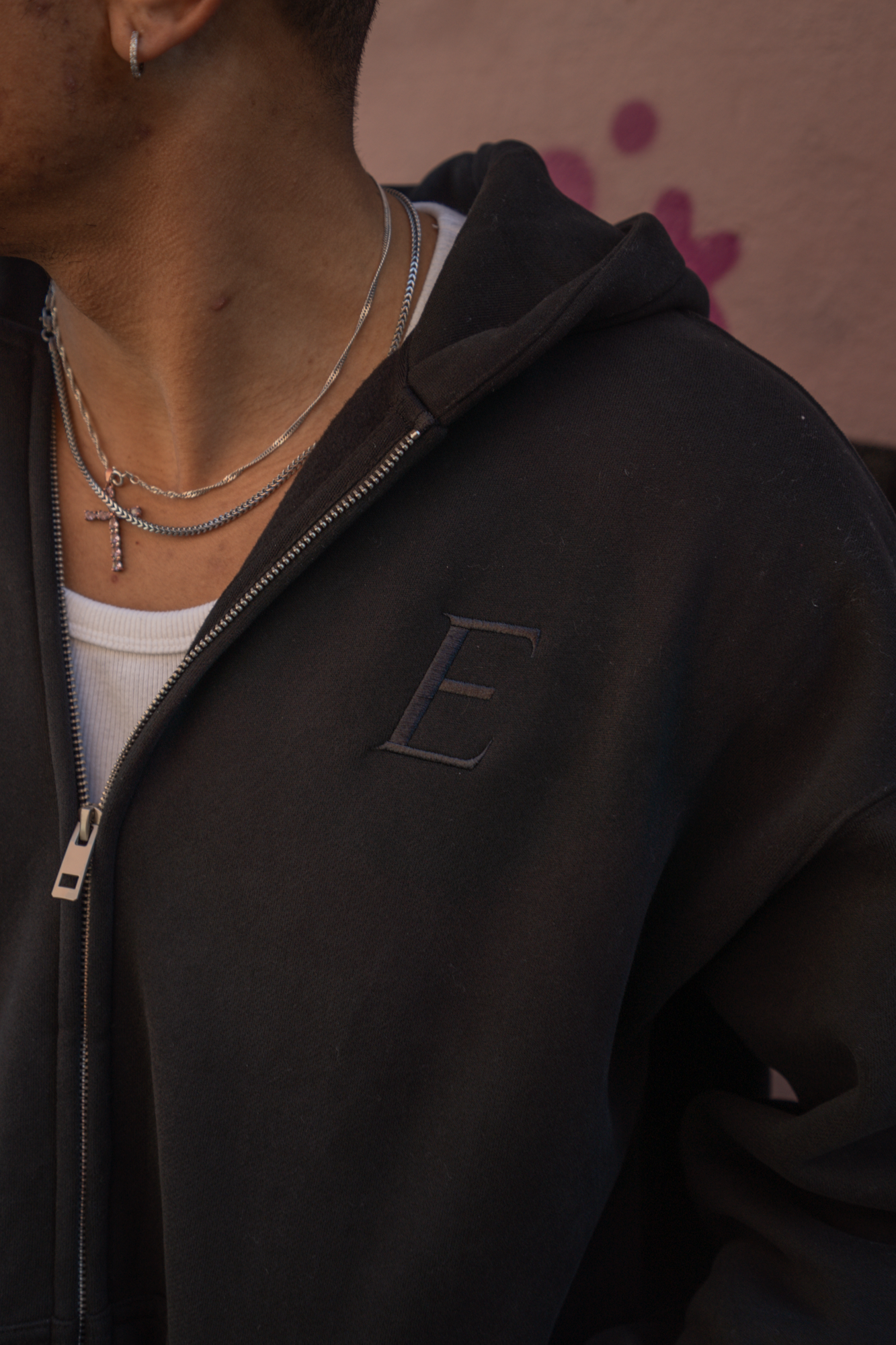 EXCEED - ZIP HOODIE BLACK