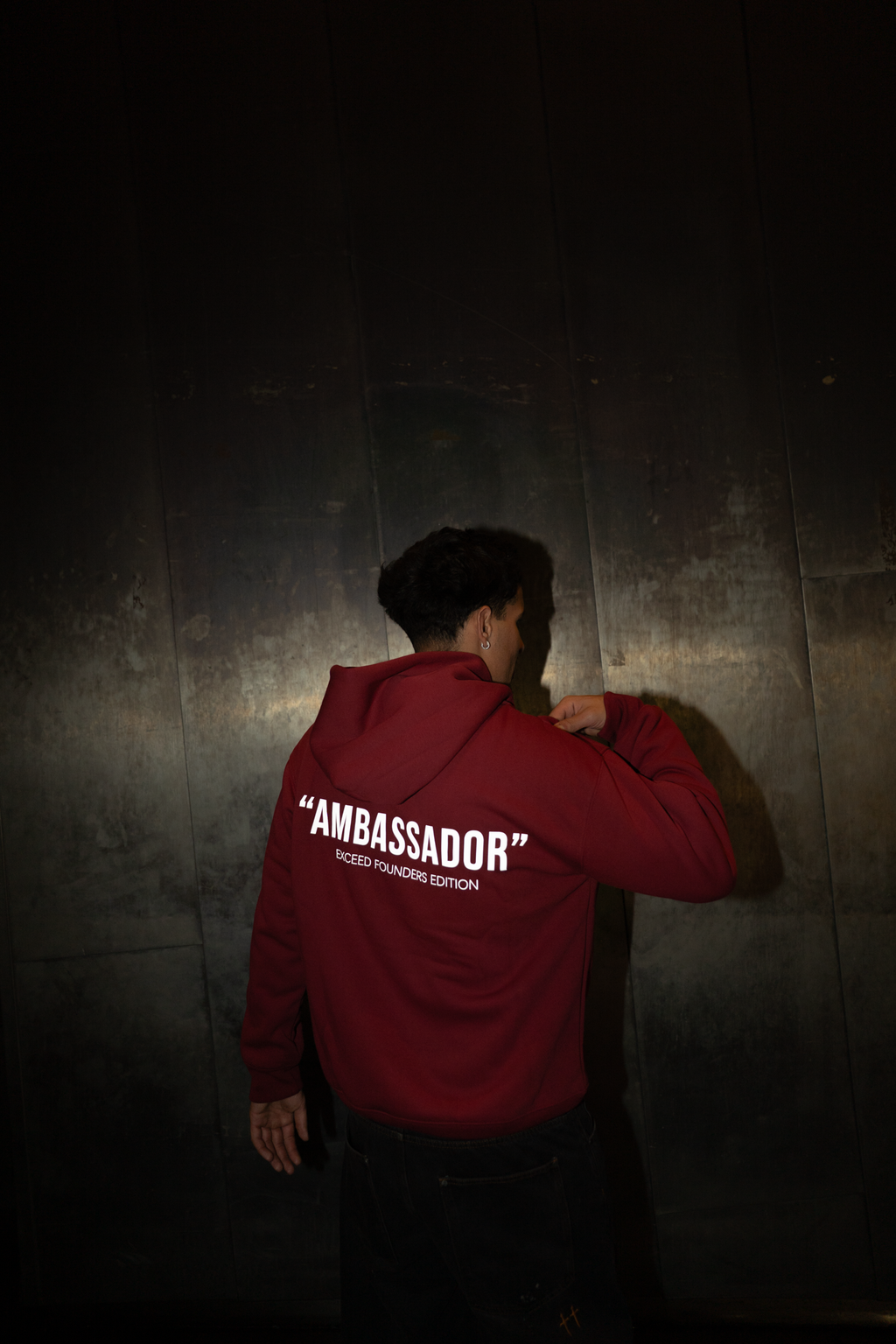 EXCEED - "AMBASSADOR" HOODIE RUBY