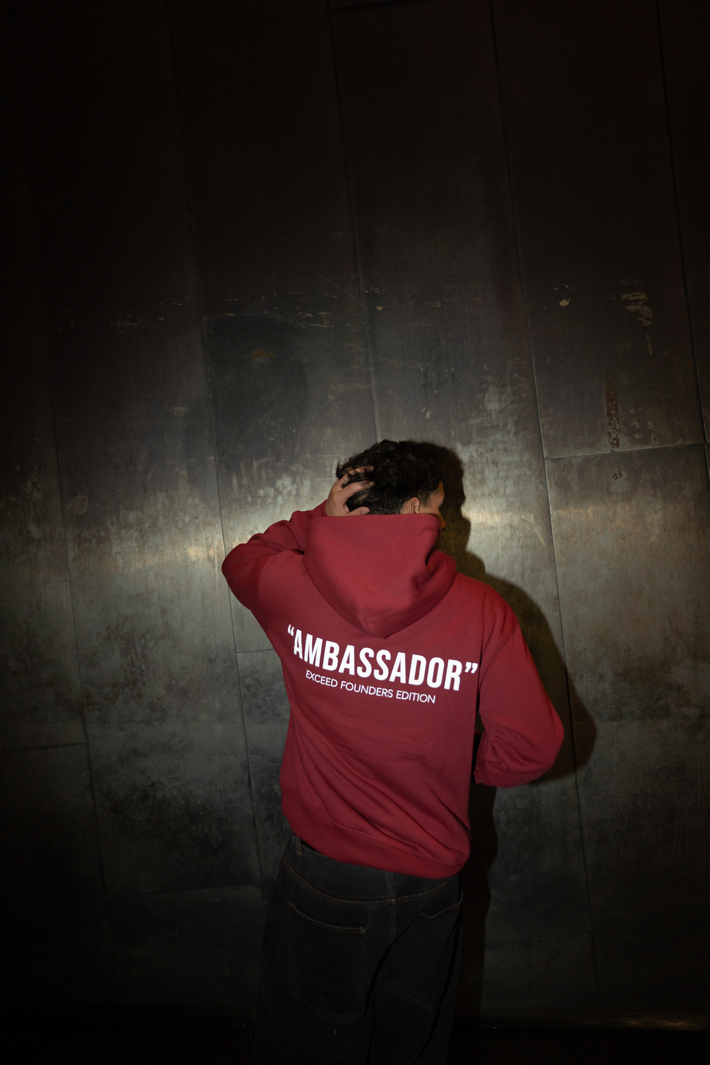 EXCEED - "AMBASSADOR" HOODIE RUBY