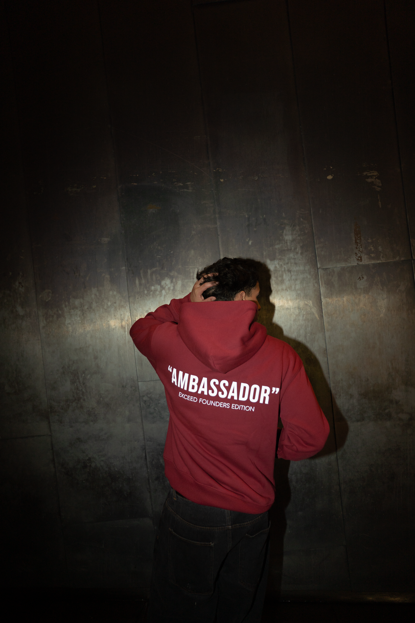 EXCEED - "AMBASSADOR" HOODIE RUBY