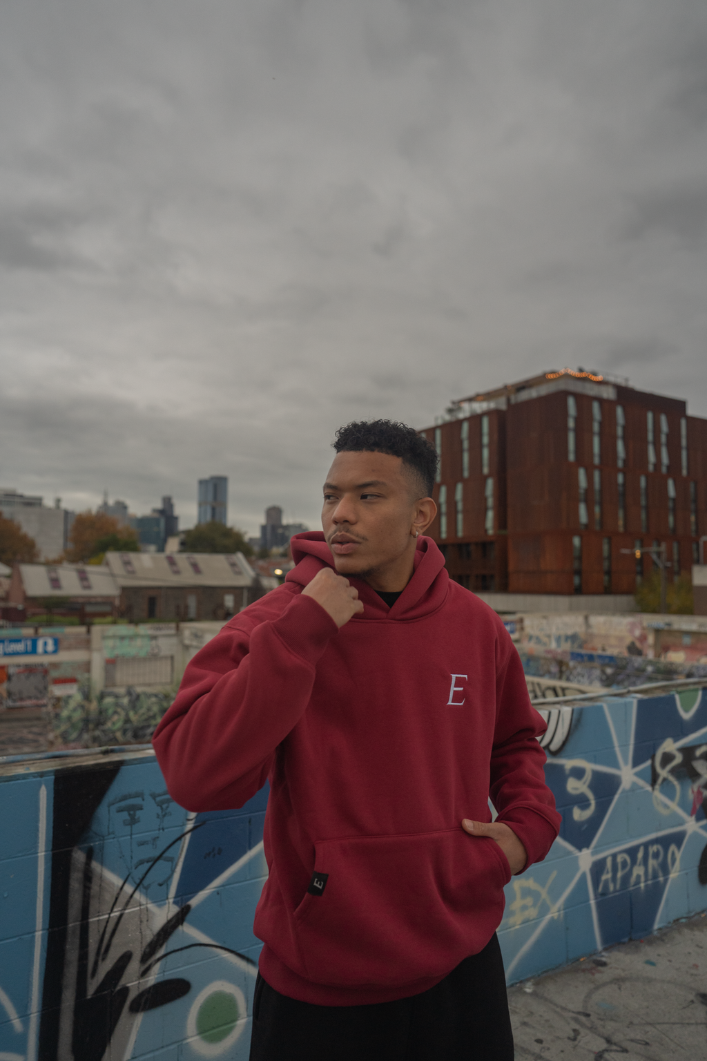 EXCEED - "AMBASSADOR" HOODIE RUBY