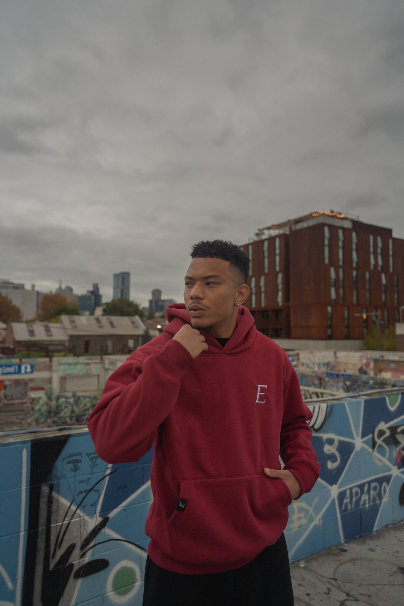 EXCEED - "AMBASSADOR" HOODIE RUBY