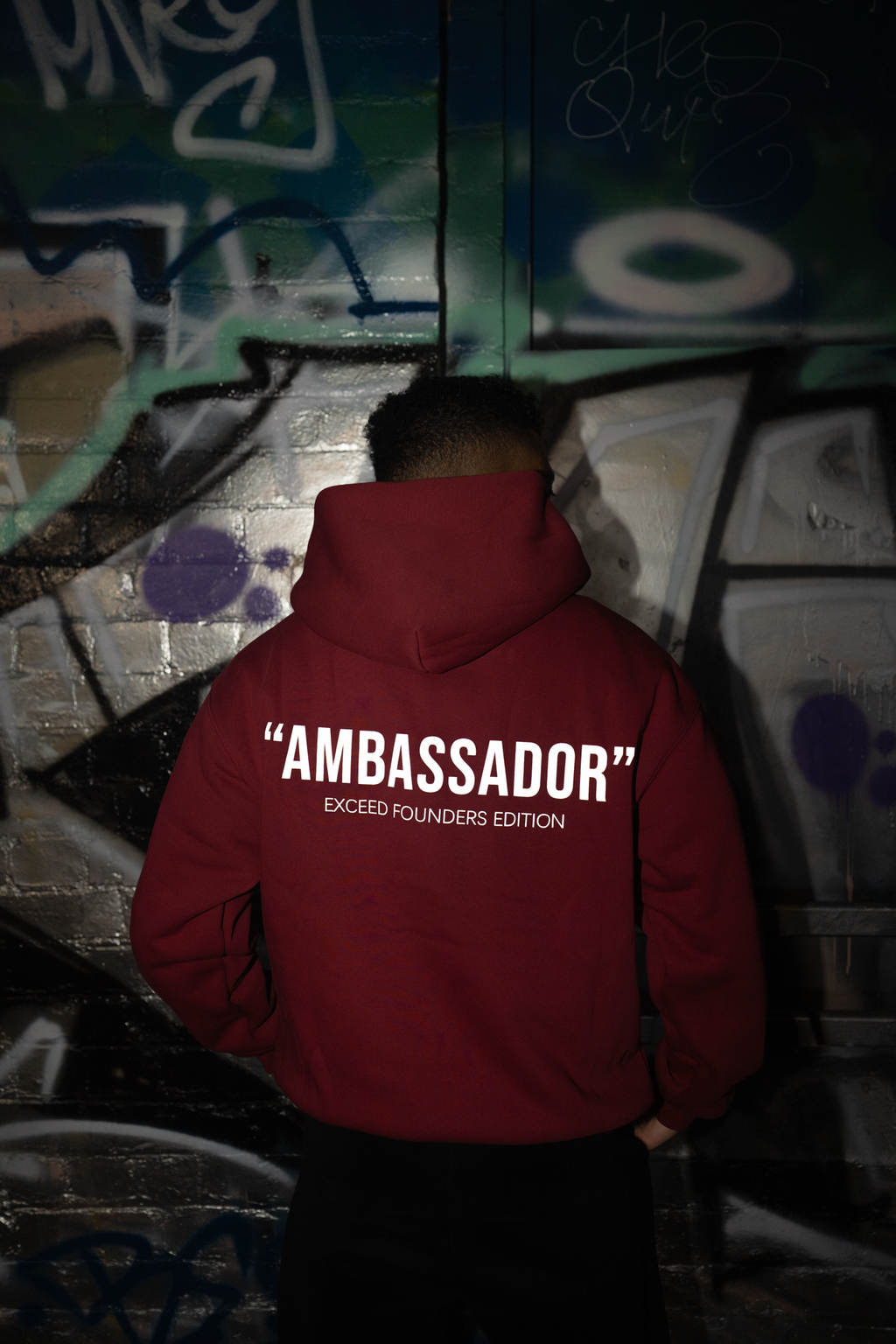 EXCEED - "AMBASSADOR" HOODIE RUBY