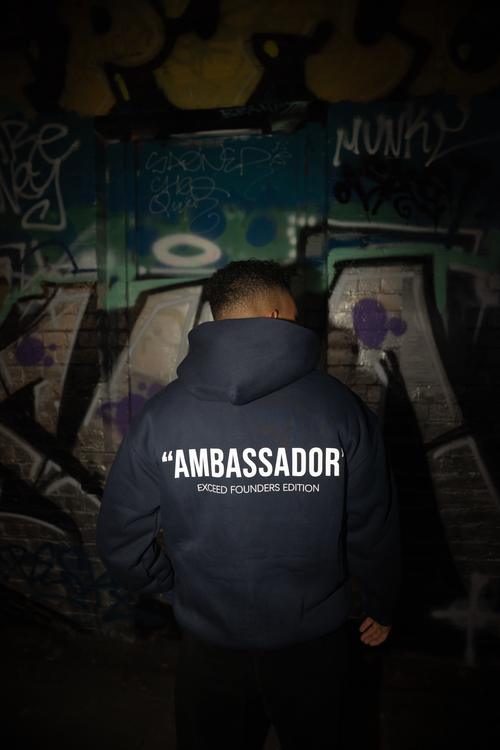 EXCEED - "AMBASSADOR" HOODIE NAVY