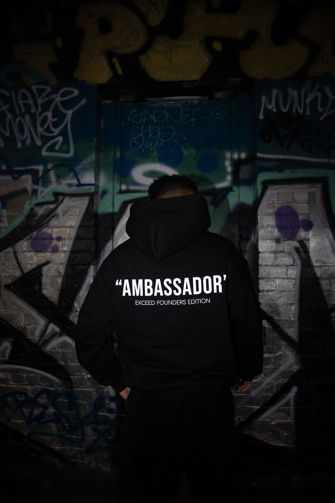 EXCEED - "AMBASSADOR" HOODIE BLACK