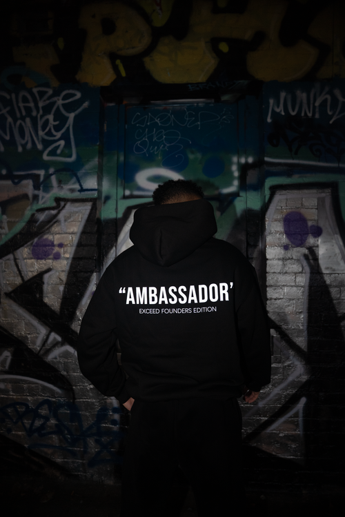 EXCEED - "AMBASSADOR" HOODIE BLACK