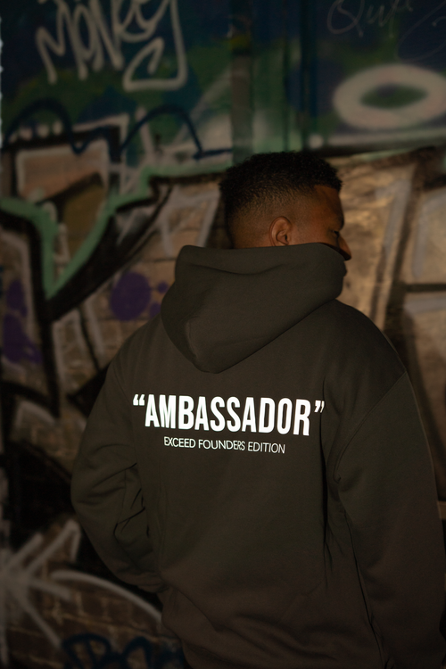 EXCEED "AMBASSADOR" HOODIE CHARCOAL GREY