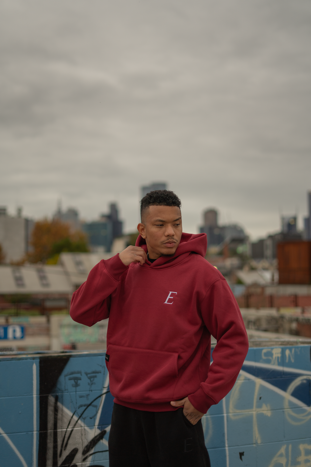 EXCEED - "AMBASSADOR" HOODIE RUBY