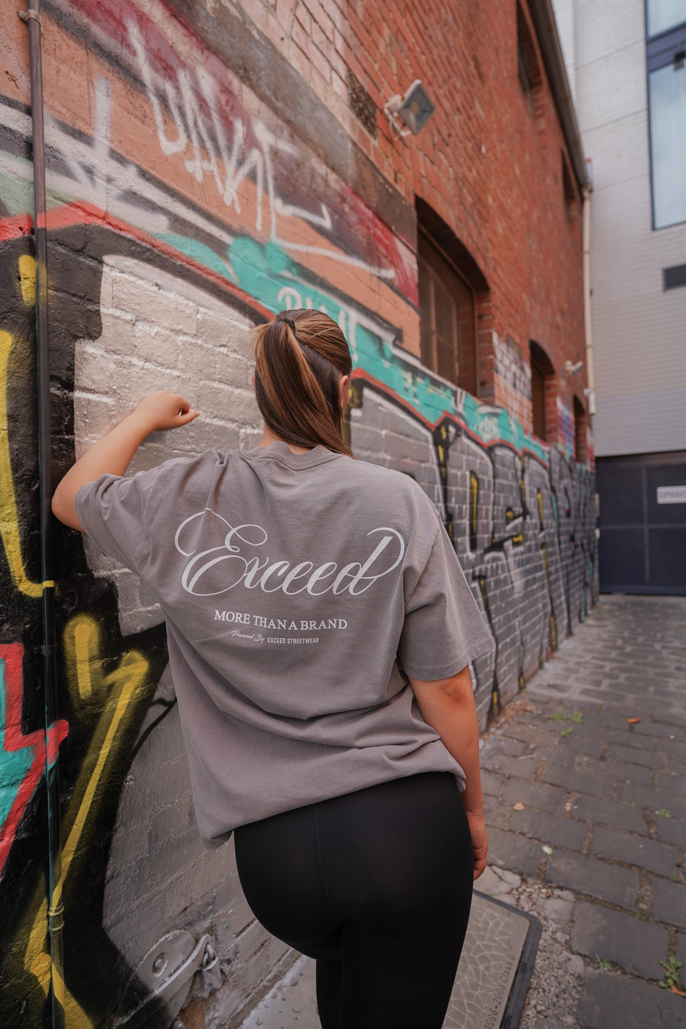 EXCEED - STAPLE TEE (WARM GREY)