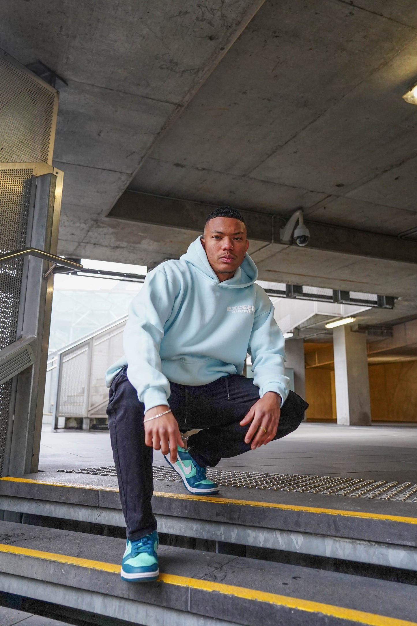 EXCEED - LIMITATIONS HOODIE (SKY BLUE)